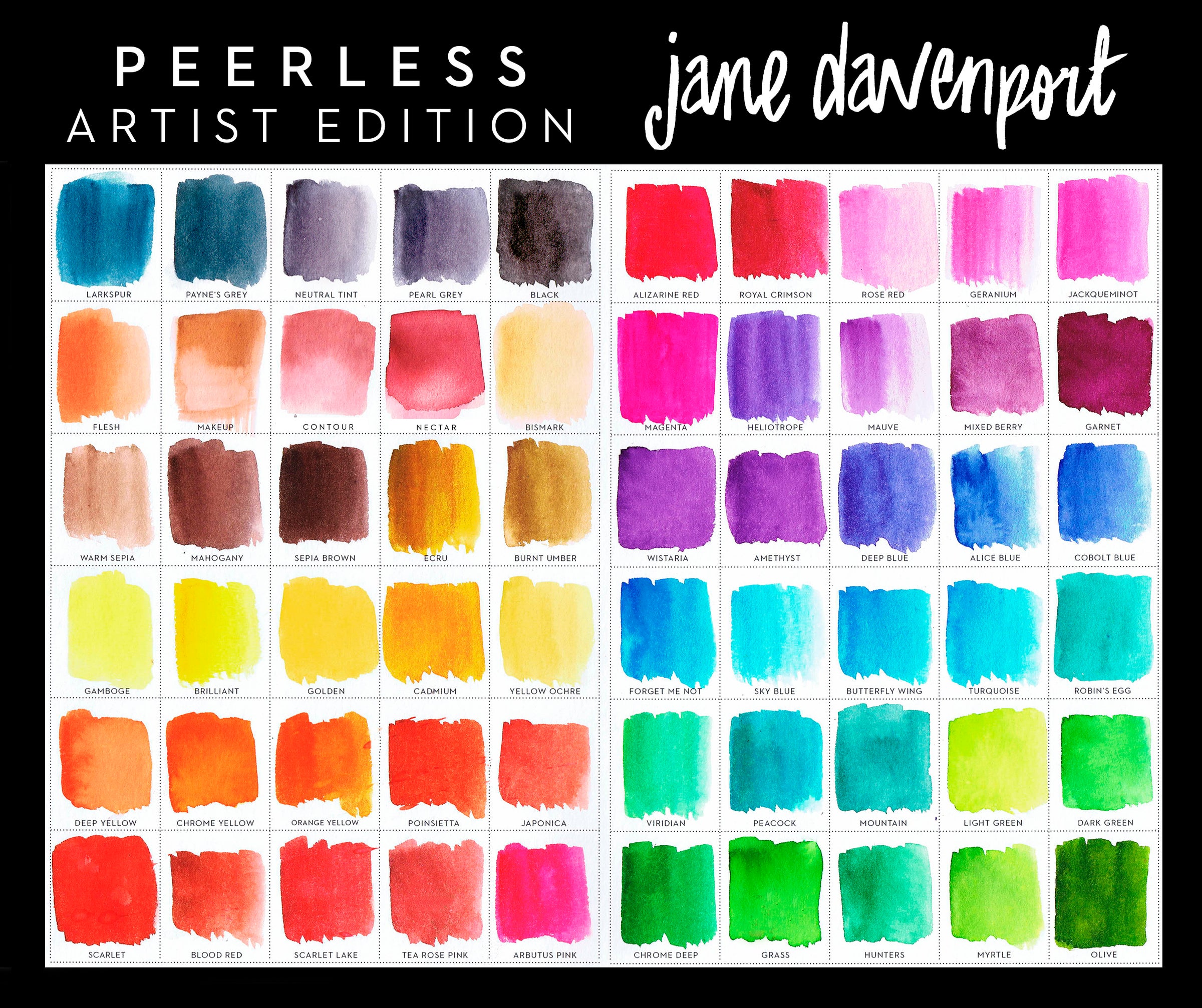 Peerless Watercolors, Jane Davenport